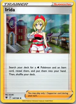 IRIDA 147/189 HOLO R ASTRAL RADIANCE POKEMON NM - Image 1