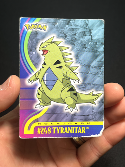 Topps Pokemon Johto League Champions Non Holo #248 Tyranitar DMG - Image 1