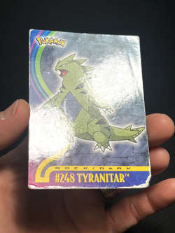 Topps Pokemon Johto League Champions Non Holo #248 Tyranitar DMG - Image 2