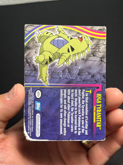Topps Pokemon Johto League Champions Non Holo #248 Tyranitar DMG - Image 3