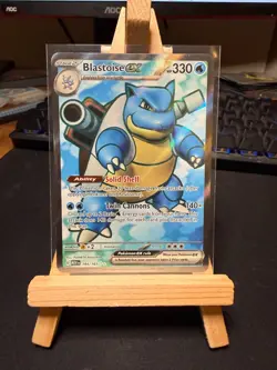 Pokemon TCG Blastoise ex 184/165 - Ultra Rare Holo - Scarlet & Violet 151 - NM - Image 1