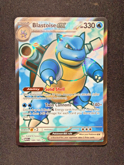 Pokemon TCG Blastoise ex 184/165 - Ultra Rare Holo - Scarlet & Violet 151 - NM - Image 2