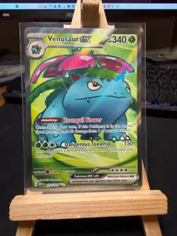 Pokemon TCG Venusaur ex 182/165 - Ultra Rare Holo - Scarlet & Violet 151 - NM - Image 1