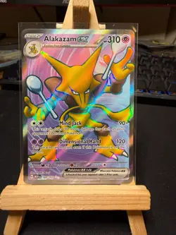 Pokemon TCG Alakazam ex 188/165 - Ultra Rare - Scarlet & Violet 151 - NM - Image 1