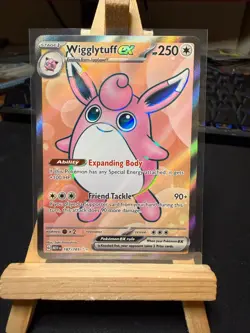 Pokemon TCG Wigglytuff ex 187/165 - Ultra Rare - Scarlet & Violet 151 - NM - Image 1