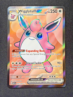 Pokemon TCG Wigglytuff ex 187/165 - Ultra Rare - Scarlet & Violet 151 - NM - Image 2