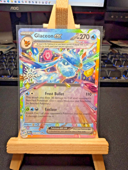 Pokemon TCG Glaceon ex 026/131 - Snowflake Stamp - Prismatic Evolutions - NM - Image 1