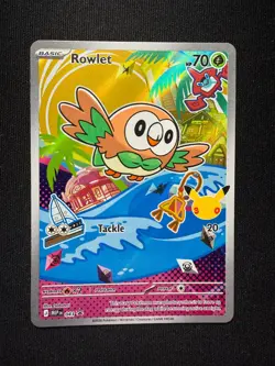 Rowlet 043 Litten 044 Piplup 045 MEP Pokemon First Partner Illustration Series 1 - Image 5