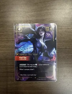 Kai'Sa Survivor 039/298 Riftbound: Origins OGN TCG Foil Epic English Near Mint - Image 1