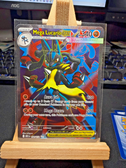 Pokemon TCG Mega Lucario EX 160/132 Secret Rare – Mega Evolutions – NM - Image 2