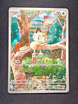 Pokemon TCG Meowth 106/094 Illustration Rare – Phantasmal Flames – Near Mint - Image 2