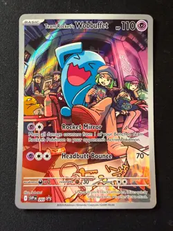 Pokemon TCG Team Rocket's Wobbuffet SVP203 – Destined Rivals – Black Star Promo - Image 2