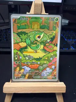 Pokemon TCG Snivy 087/086 Illustration Rare – Black Bolt – NM - Image 1