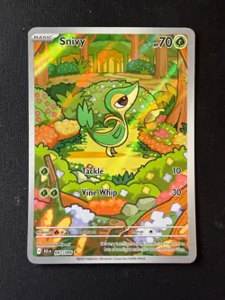 Pokemon TCG Snivy 087/086 Illustration Rare – Black Bolt – NM - Image 2
