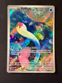 Pokemon TCG Wiglett 206/198 Illustration Rare – Scarlet & Violet – NM - Image 3
