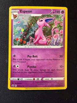 Pokemon TCG Espeon SWSH174 – Sword & Shield – Black Star Promo – NM - Image 2