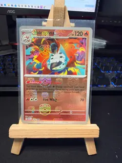 Pokemon TCG Volcarona 016/086 Master Ball Reverse – Black Bolt – NM - Image 1