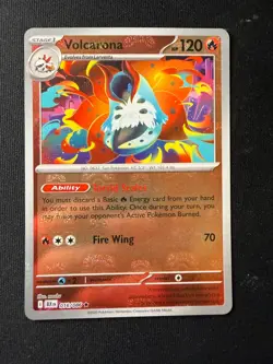 Pokemon TCG Volcarona 016/086 Master Ball Reverse – Black Bolt – NM - Image 2
