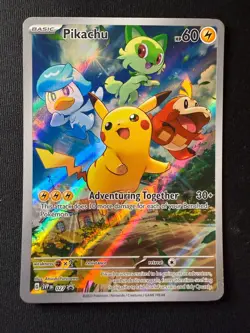 Pokemon TCG Pikachu SVP 027 – Black Star Promo – English – NM - Image 2