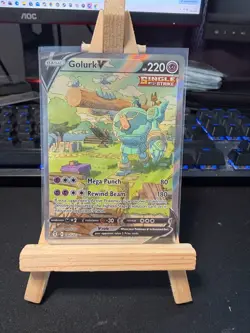 Pokemon TCG Golurk V 182/203 Alternate Art – Evolving Skies – NM - Image 1