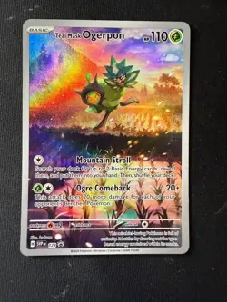 Pokemon TCG Teal Mask Ogerpon SVP 123 – Black Star Promo – NM - Image 1