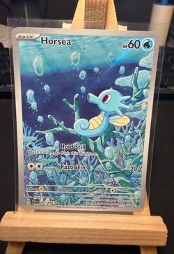 Pokemon TCG Horsea 067/064 – Shrouded Fable – Illustration Rare – NM - Image 1