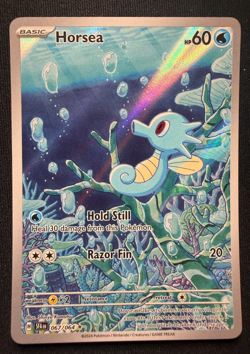 Pokemon TCG Horsea 067/064 – Shrouded Fable – Illustration Rare – NM - Image 2
