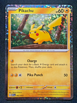 Pokemon TCG Pikachu 002/015 – McDonalds Dragon Discovery 2024 M24EN – Promo – NM - Image 2