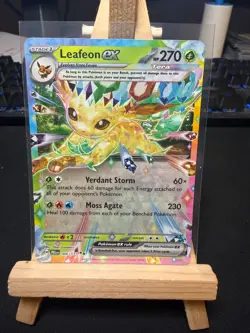 Pokemon TCG Leafeon ex 006/131 – Prismatic Evolutions – Double Rare – NM - Image 1