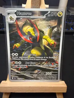 Pokemon TCG Haxorus 147/086 – Black Bolt – Illustration Rare – Near Mint - Image 1