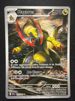 Pokemon TCG Haxorus 147/086 – Black Bolt – Illustration Rare – Near Mint - Image 2