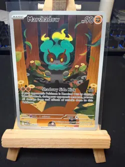 Pokemon TCG Marshadow 146/132 – Mega Evolutions – Illustration Rare – NM - Image 1