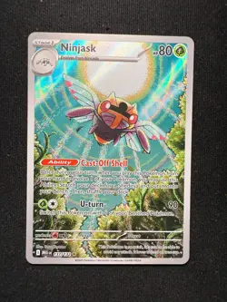 Pokemon TCG Ninjask 137/132 Illustration Rare – Mega Evolutions Set – NM/M - Image 2
