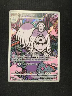 Pokemon TCG Houndstone 145/132 Illustration Rare – Mega Evolutions Set – NM - Image 2