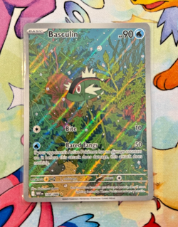 Pokemon TCG Basculin 108/086 Illustration Rare – Scarlet & Violet - White Flare - Image 2