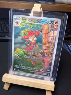 Pokemon TCG Simisear 100/086 Illustration Rare – S&V White Flare Holo – NM - Image 2