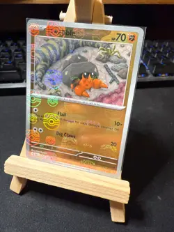 Pokemon TCG Dwebble 051/086 Master Ball Reverse Holo – S&V Black Bolt Set – NM - Image 1