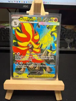 Pokemon TCG Mega Pyroar ex 099/086 - Ultra Rare - Chaos Rising - NM - Image 1