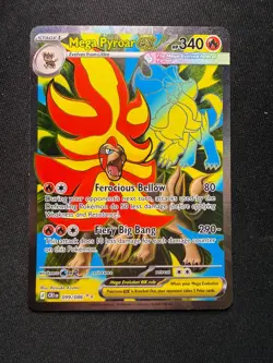 Pokemon TCG Mega Pyroar ex 099/086 - Ultra Rare - Chaos Rising - NM - Image 3