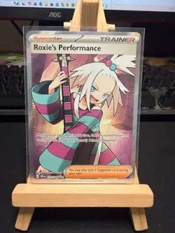 Pokemon TCG Roxies Performance 112/086 - Ultra Rare Full Art - Chaos Rising - NM - Image 1