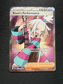 Pokemon TCG Roxies Performance 112/086 - Ultra Rare Full Art - Chaos Rising - NM - Image 2