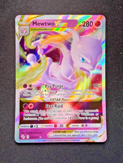 Pokemon TCG Mewtwo VSTAR 031/078 - Holo Ultra Rare - Pokemon GO - NM - Image 2