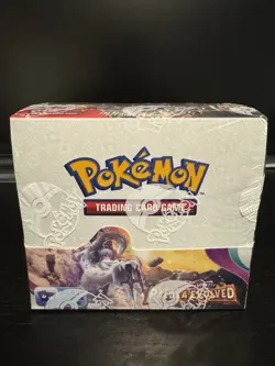 Pokemon S&V Paldea Evolved Booster Box Sealed W/Sleeve Protector - Image 1