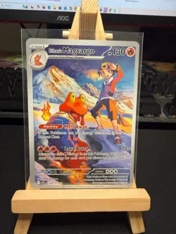 Pokemon TCG Ethan’s Magcargo 222/217 - Illustration Rare - Ascended Heroes - NM - Image 1