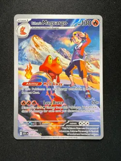 Pokemon TCG Ethan’s Magcargo 222/217 - Illustration Rare - Ascended Heroes - NM - Image 2