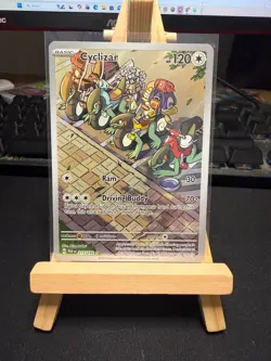 Pokemon TCG Cyclizar 215/182 - Illustration Rare - Paradox Rift - NM - Image 1