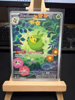Pokemon TCG Swadloon 088/086 - Illustration Rare - White Flare - NM - Image 1