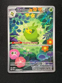 Pokemon TCG Swadloon 088/086 - Illustration Rare - White Flare - NM - Image 2