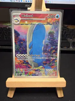 Pokemon TCG Wailord 162/159 – Journey Together – Illustration Rare – NM - Image 1