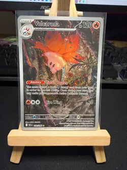 Pokemon TCG Volcarona 100/086 - Illustration Rare - Black Bolt - NM - Image 1